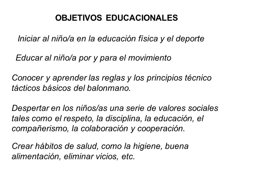 Iniciar al niño/a en la educación física y el deporte