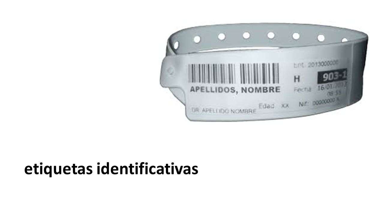 etiquetas identificativas