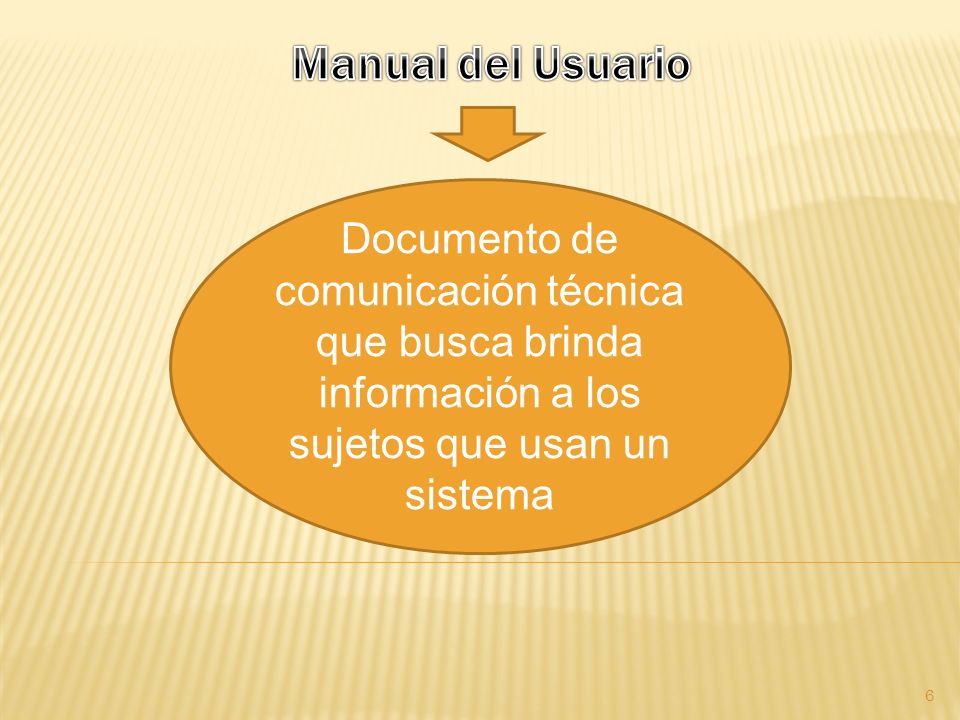 Manual del Usuario Documento de comunicación técnica que busca brinda información a los sujetos que usan un sistema.