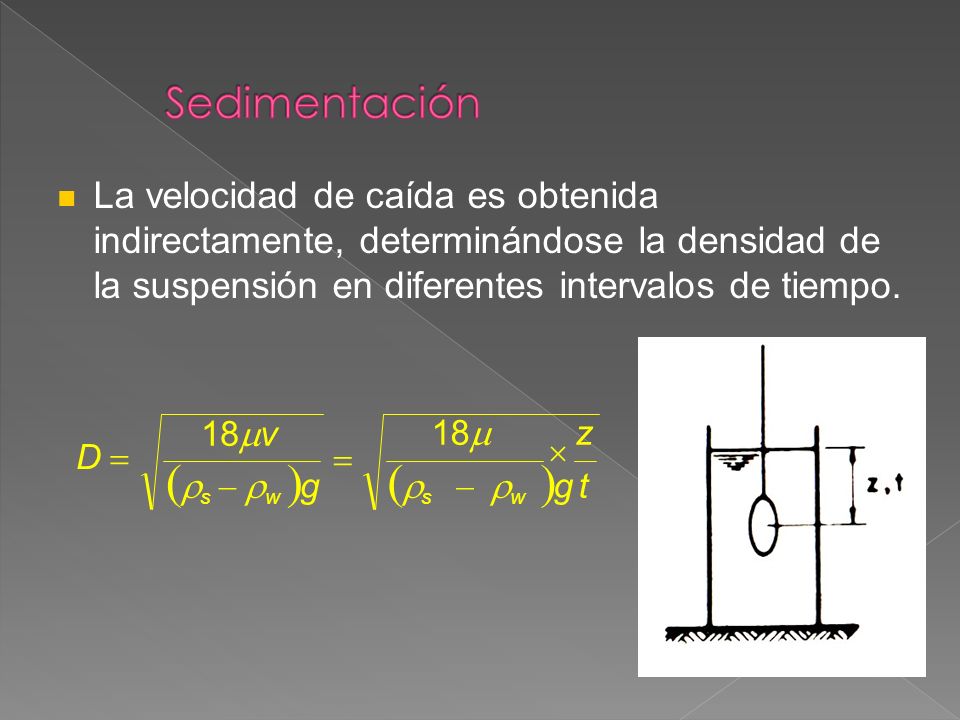s  w g s  w g t Sedimentación