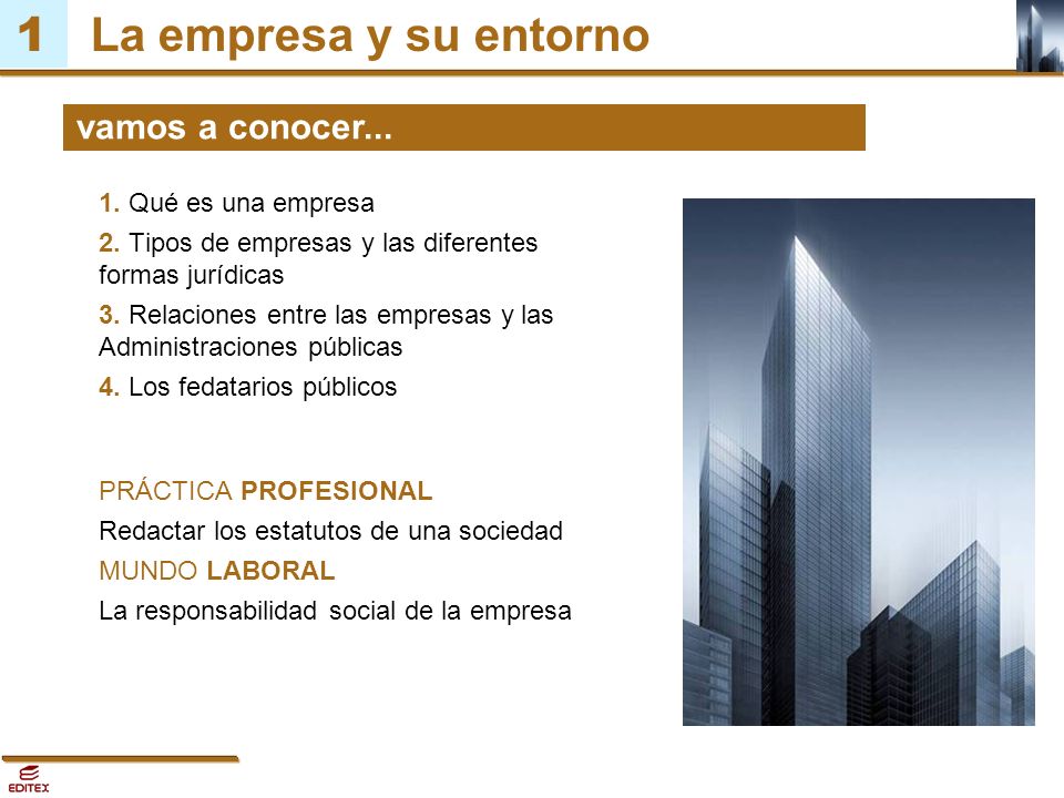 2. Tipos de empresas y las diferentes formas jurídicas