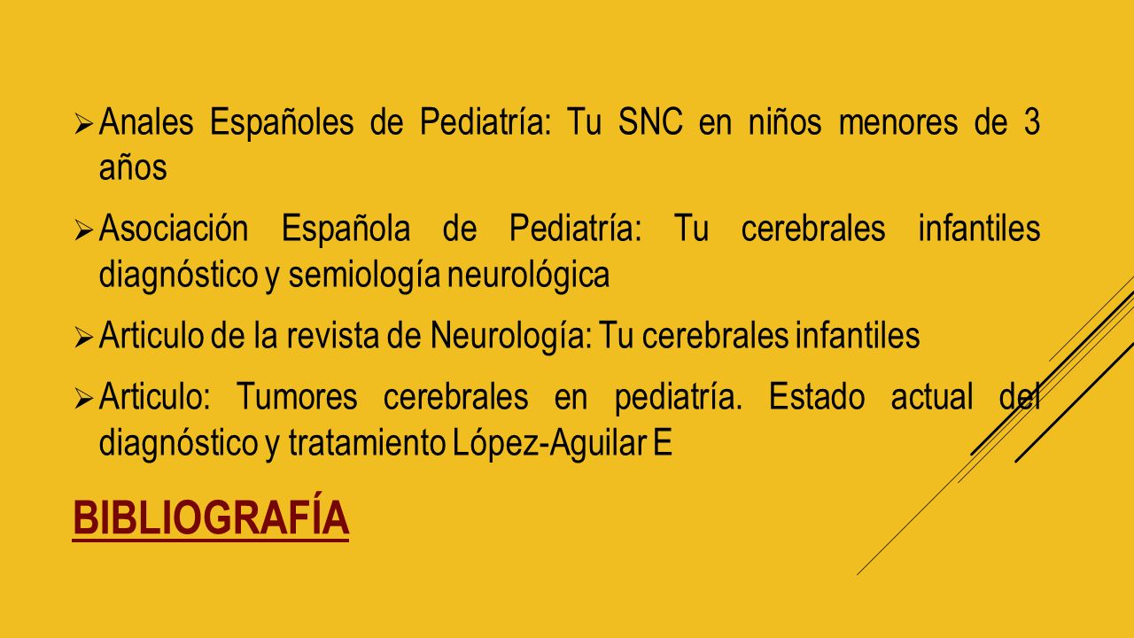 Anales Españoles de Pediatría: Tu SNC en niños menores de 3 años