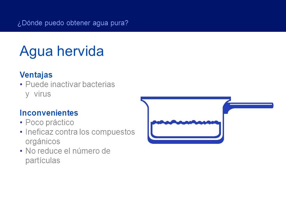 ¿Dónde puedo obtener agua pura