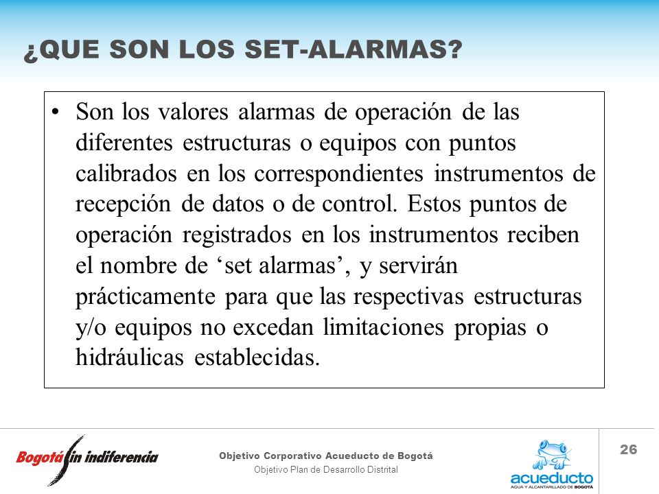 ¿QUE SON LOS SET-ALARMAS
