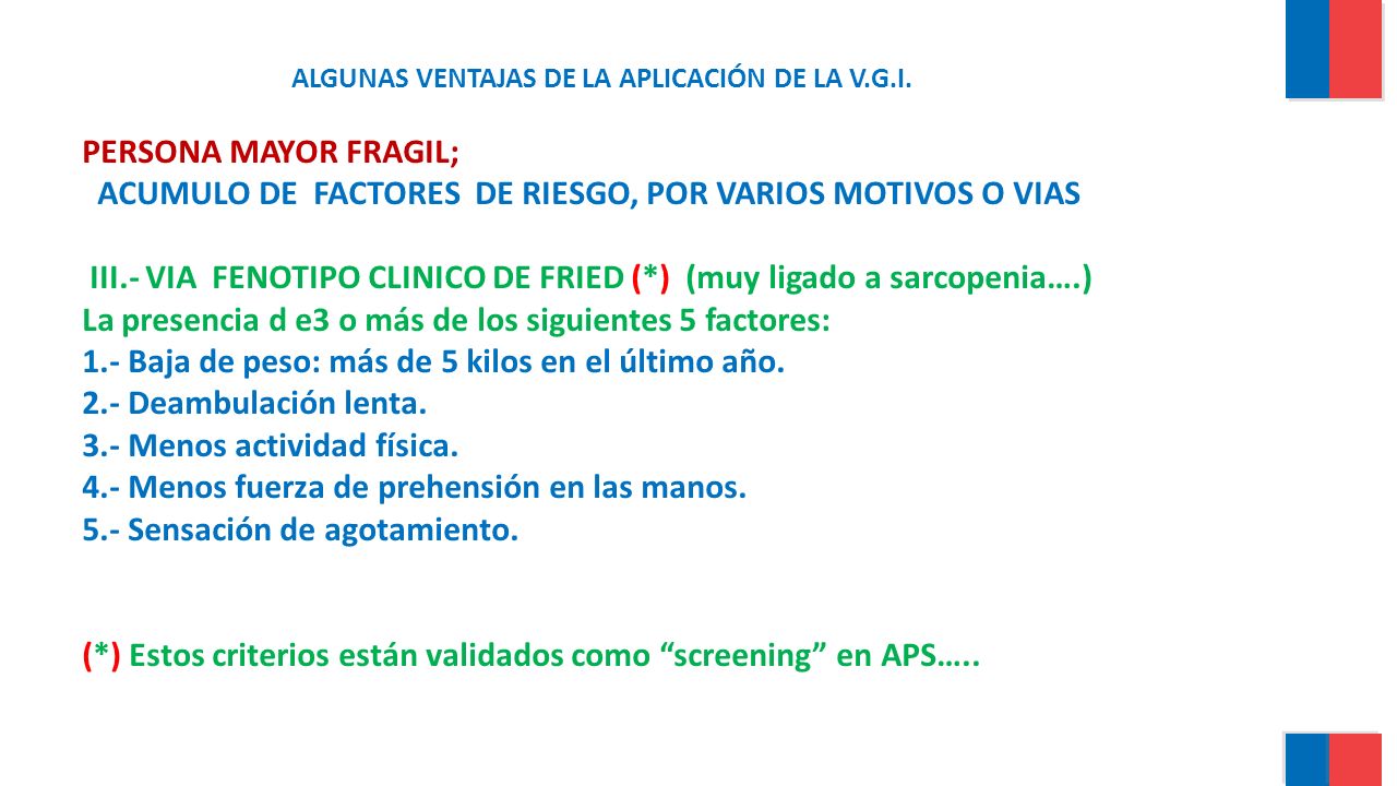 ACUMULO DE FACTORES DE RIESGO, POR VARIOS MOTIVOS O VIAS