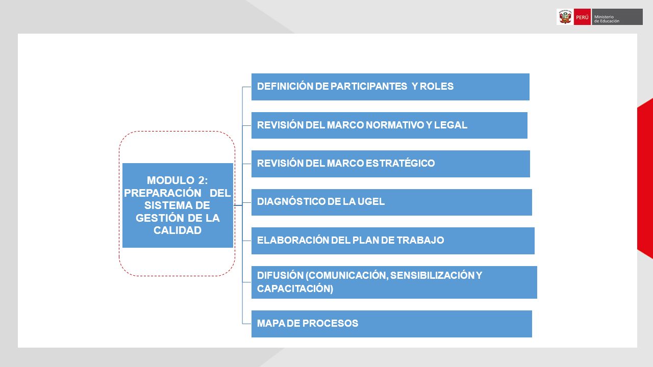 MODULO 2: PREPARACIÓN DEL SISTEMA DE GESTIÓN DE LA CALIDAD