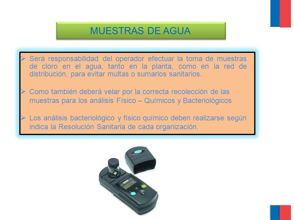 MUESTRAS DE AGUA