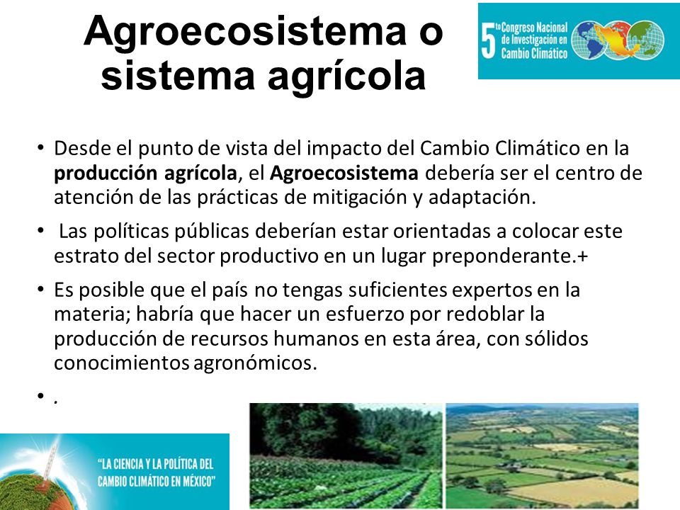 Agroecosistema o sistema agrícola