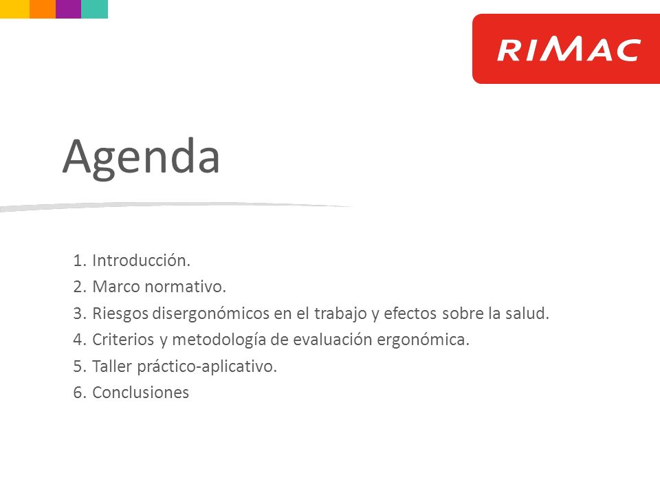 Introducción. Marco normativo. Riesgos disergonómicos en el trabajo y efectos sobre la salud. Criterios y metodología de evaluación ergonómica.