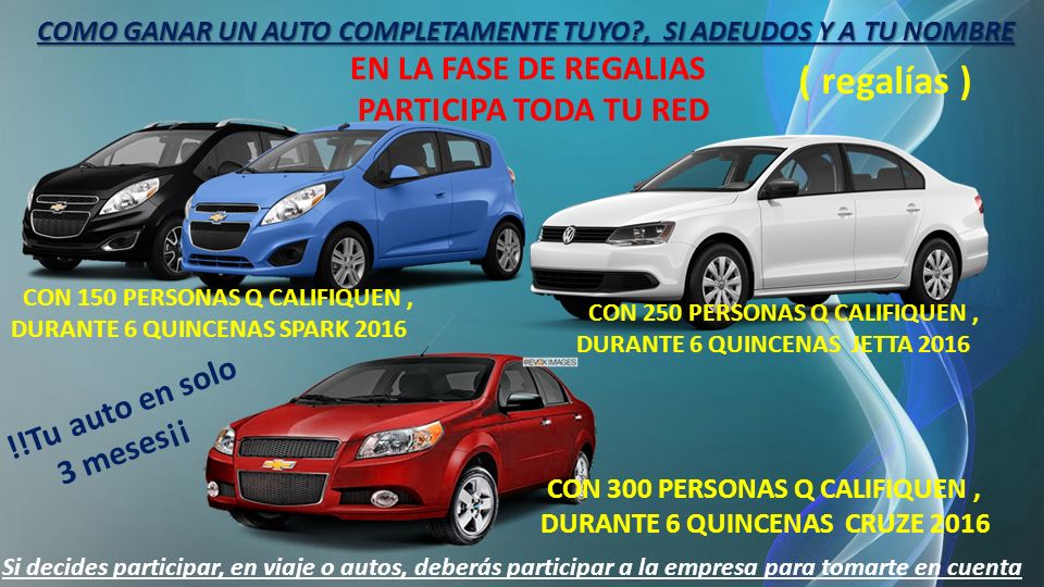 ( regalías ) EN LA FASE DE REGALIAS PARTICIPA TODA TU RED