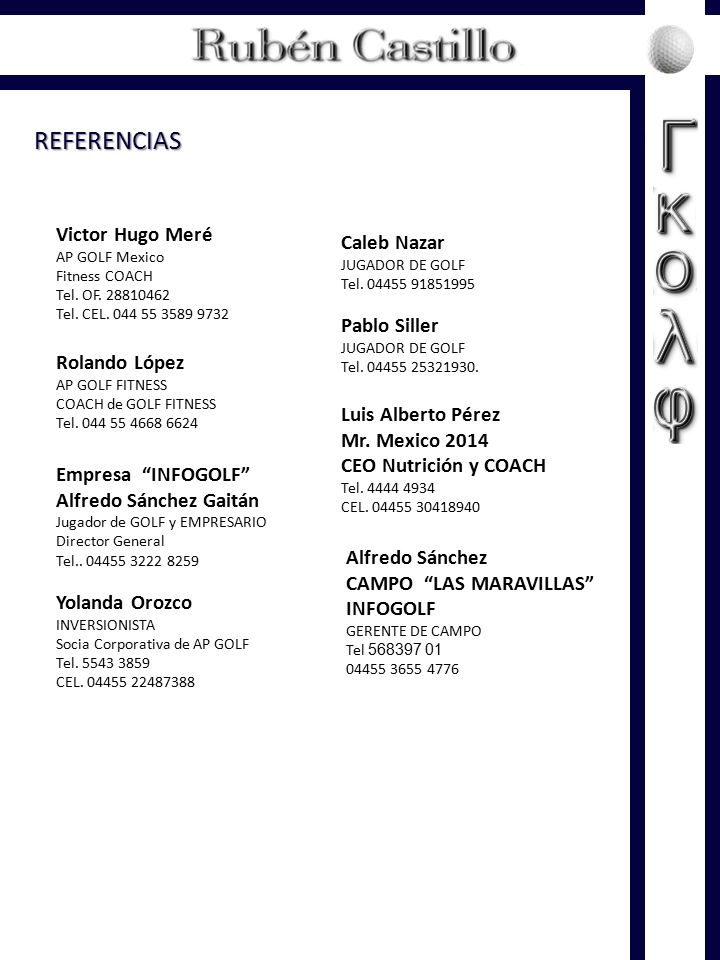 REFERENCIAS Victor Hugo Meré Caleb Nazar Pablo Siller Rolando López