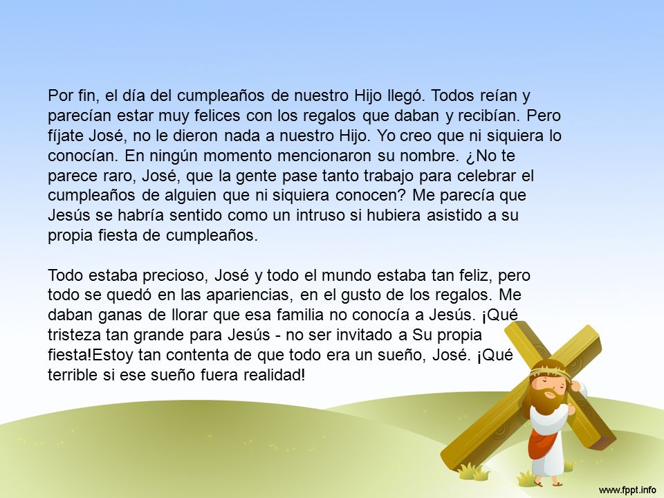 Por fin, el día del cumpleaños de nuestro Hijo llegó