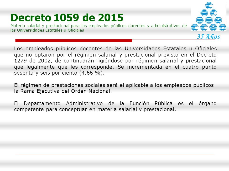 Decreto 1059 de 2015