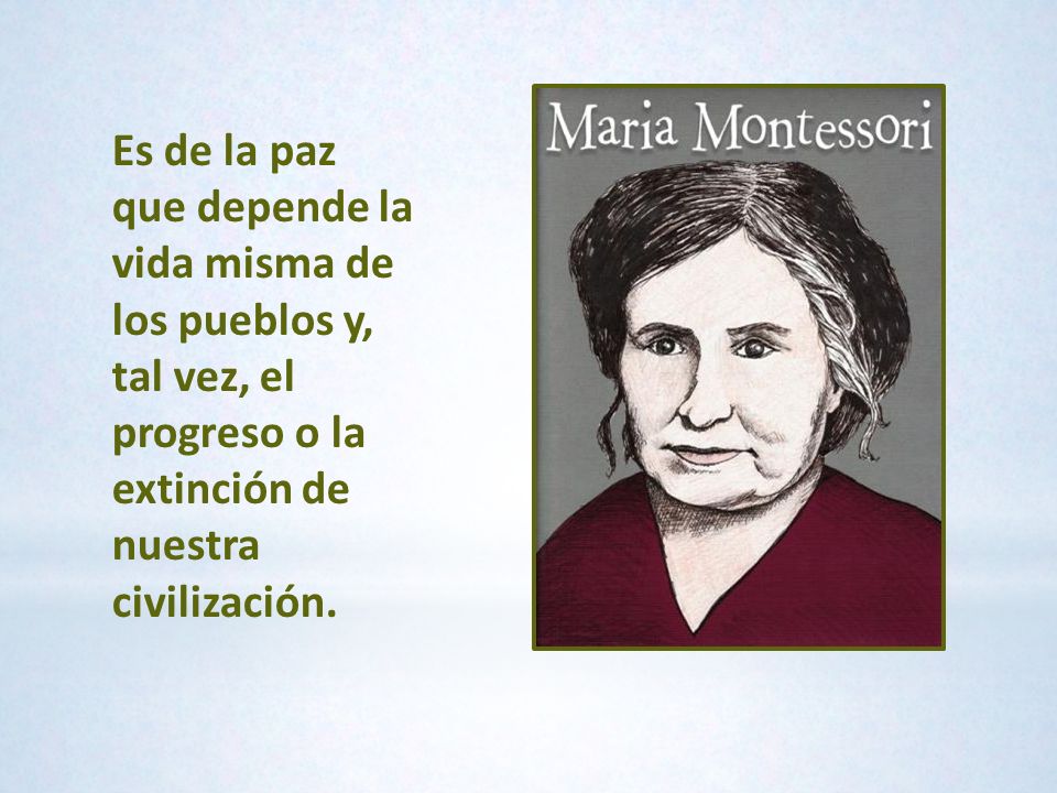 Es de la paz que depende la vida misma de los pueblos y, tal vez, el progreso o la extinción de nuestra civilización.