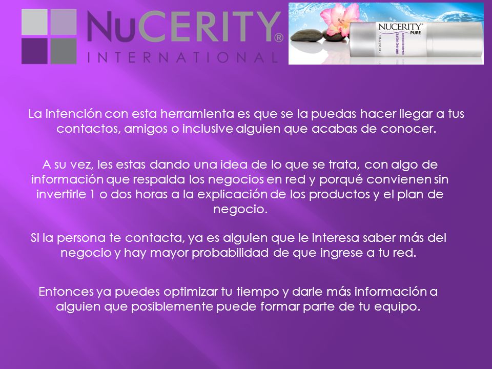 La intención con esta herramienta es que se la puedas hacer llegar a tus contactos, amigos o inclusive alguien que acabas de conocer.