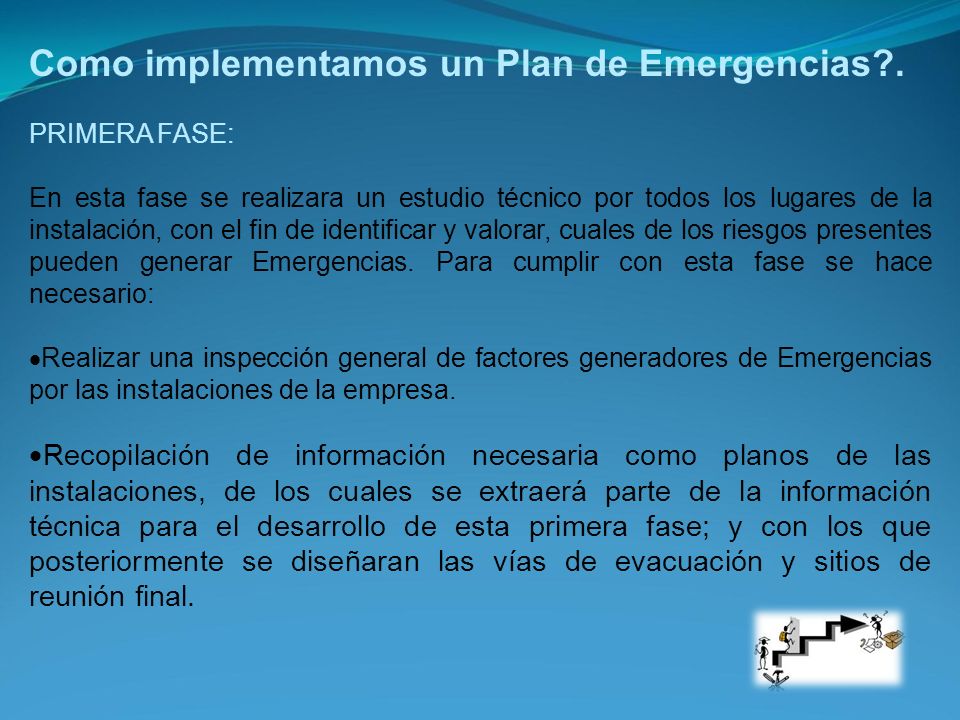 Como implementamos un Plan de Emergencias .