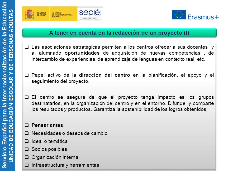 A tener en cuenta en la redacción de un proyecto (I)