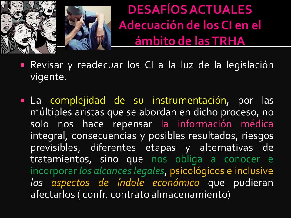 DESAFÍOS ACTUALES Adecuación de los CI en el ámbito de las TRHA