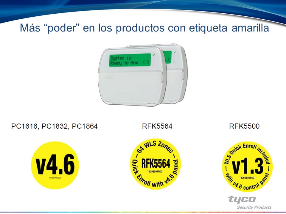 Más poder en los productos con etiqueta amarilla