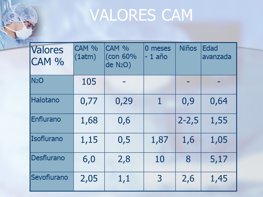 VALORES CAM Valores CAM % ,77 0,29 1 0,9 0,64 1,68 0,6