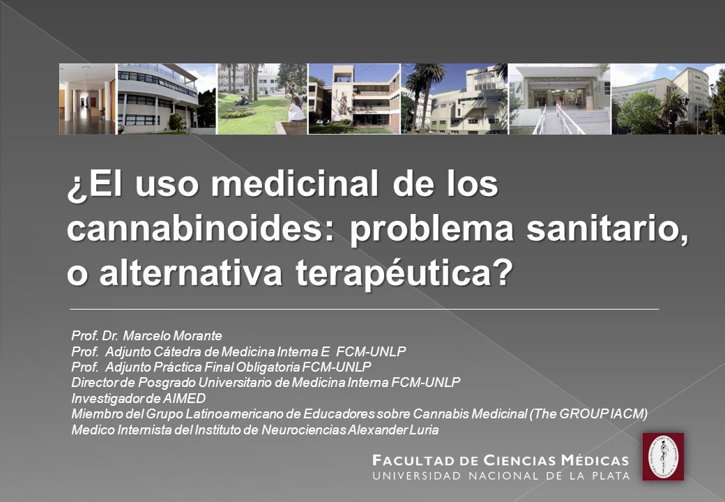 ¿El uso medicinal de los cannabinoides: problema sanitario, o alternativa terapéutica