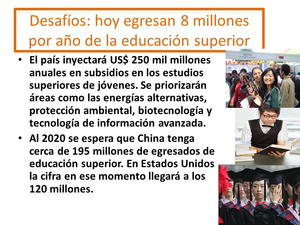 Desafíos: hoy egresan 8 millones por año de la educación superior