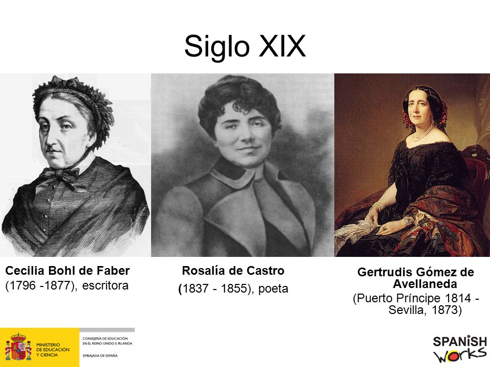 Siglo XIX Cecilia Bohl de Faber ( ), escritora