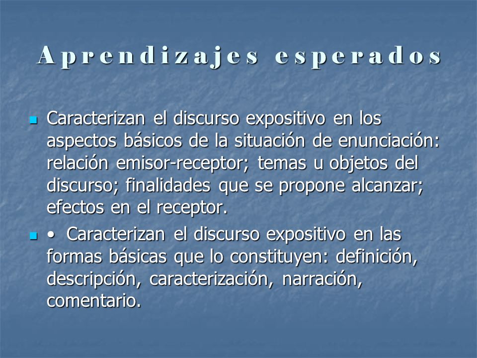 A p r e n d i z a j e s e s p e r a d o s