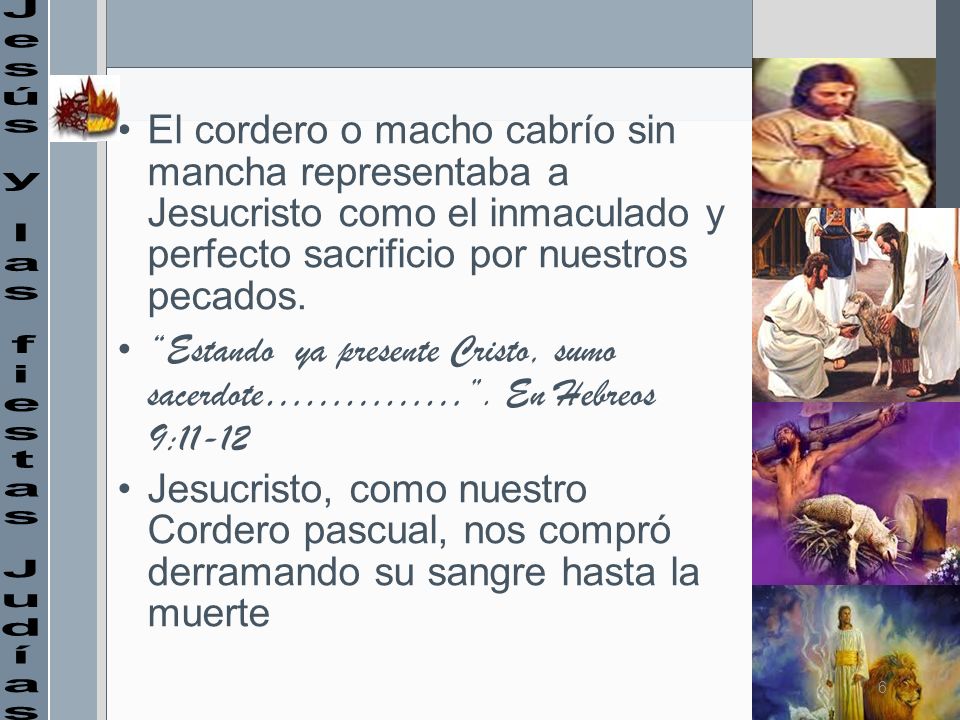 Estando ya presente Cristo, sumo sacerdote…………… . En Hebreos 9:11-12
