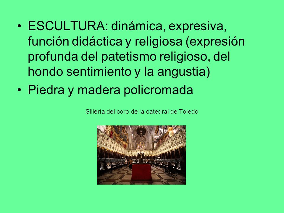 Sillería del coro de la catedral de Toledo