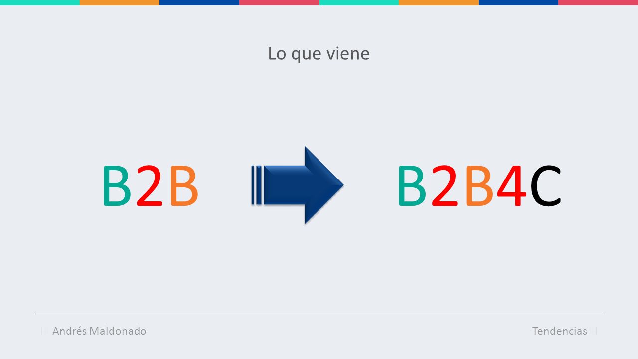 Lo que viene B2B B2B4C  Andrés Maldonado Tendencias 