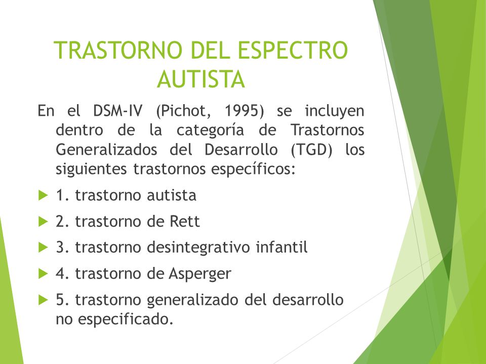 TRASTORNO DEL ESPECTRO AUTISTA