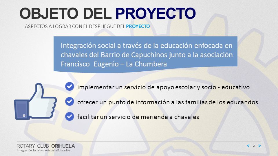 OBJETO DEL PROYECTO ASPECTOS A LOGRAR CON EL DESPLIEGUE DEL PROYECTO.