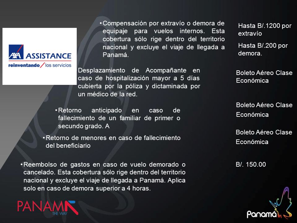 Compensación por extravío o demora de equipaje para vuelos internos