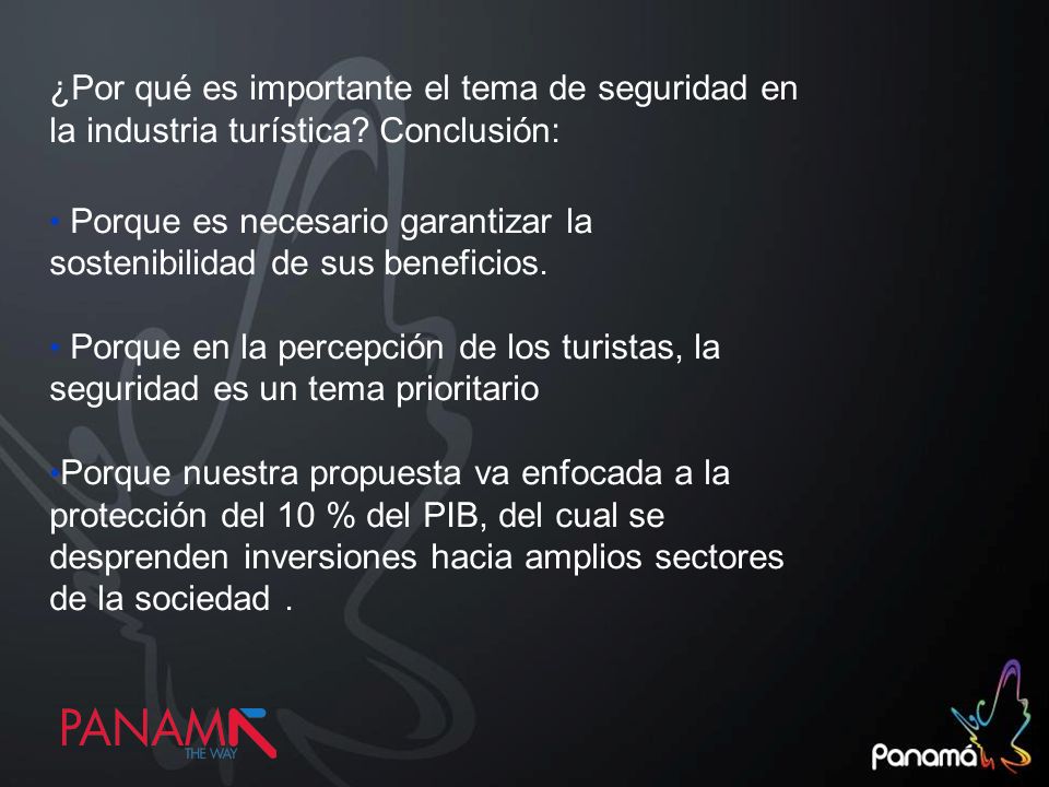 ¿Por qué es importante el tema de seguridad en la industria turística