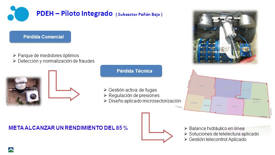 PDEH – Piloto Integrado ( Subsector Peñón Bajo )