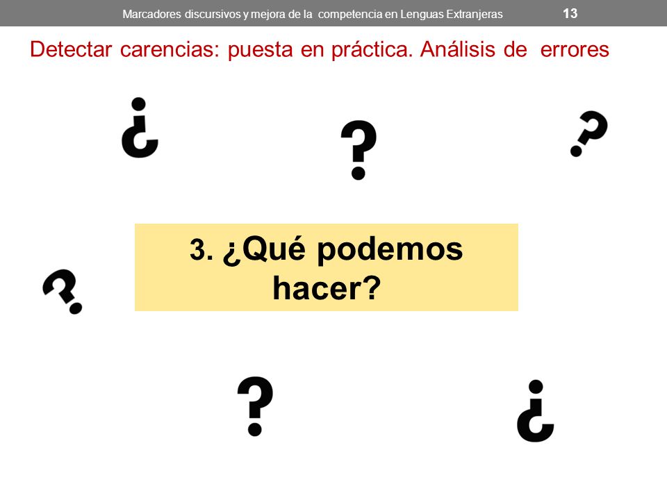 Marcadores discursivos y mejora de la competencia en Lenguas Extranjeras