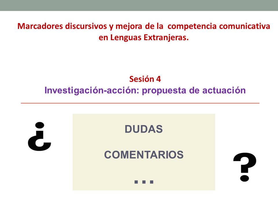 Marcadores discursivos y mejora de la competencia comunicativa