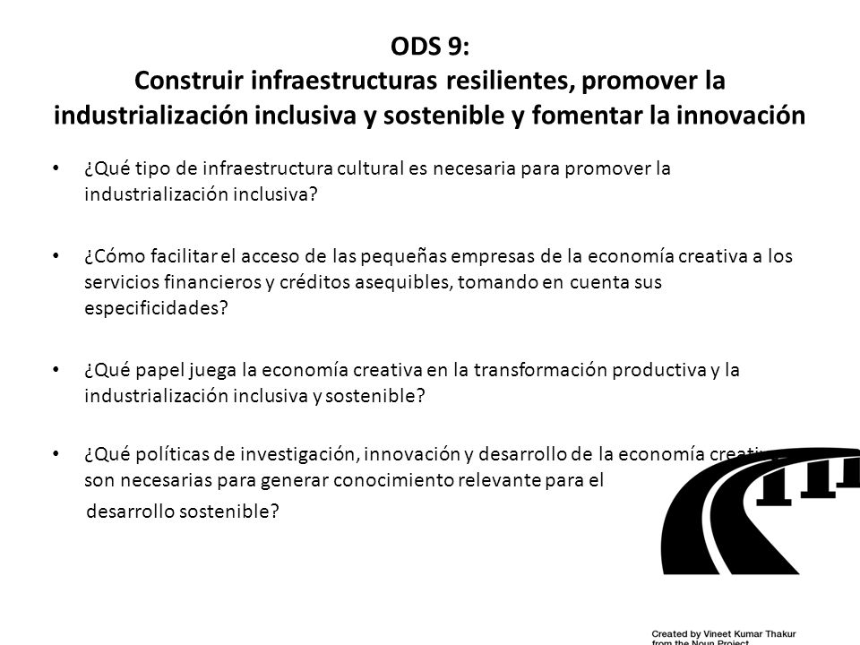 ODS 9: Construir infraestructuras resilientes, promover la industrialización inclusiva y sostenible y fomentar la innovación