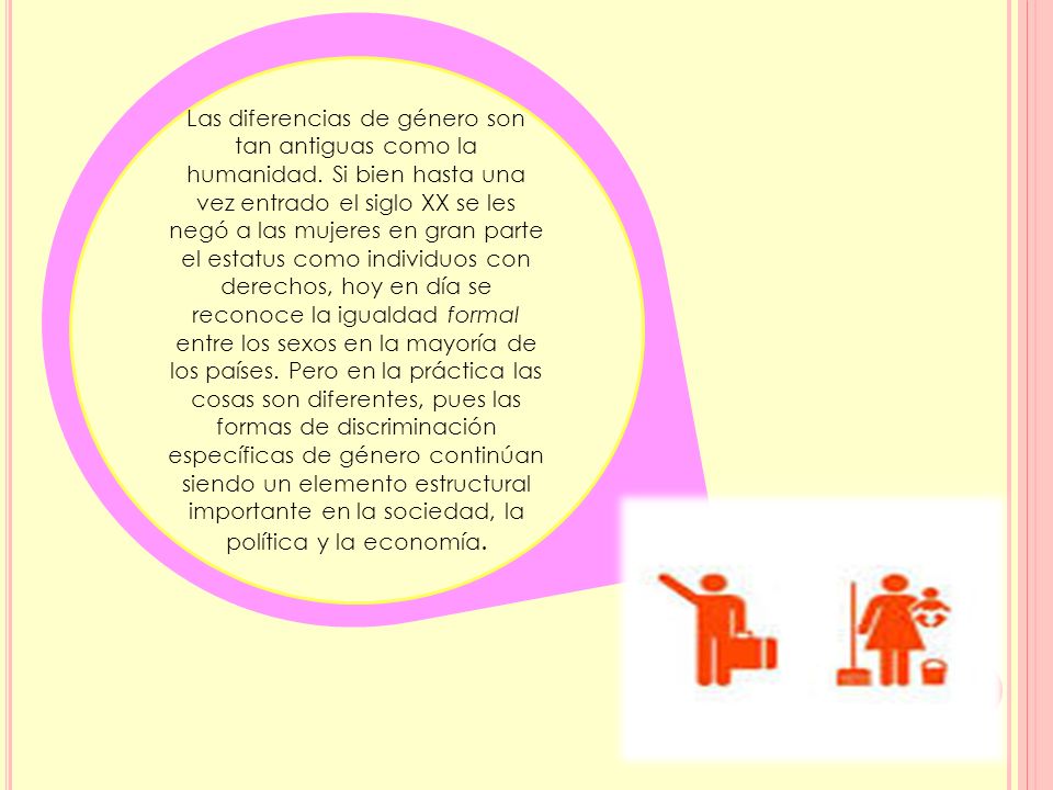 Las diferencias de género son tan antiguas como la humanidad