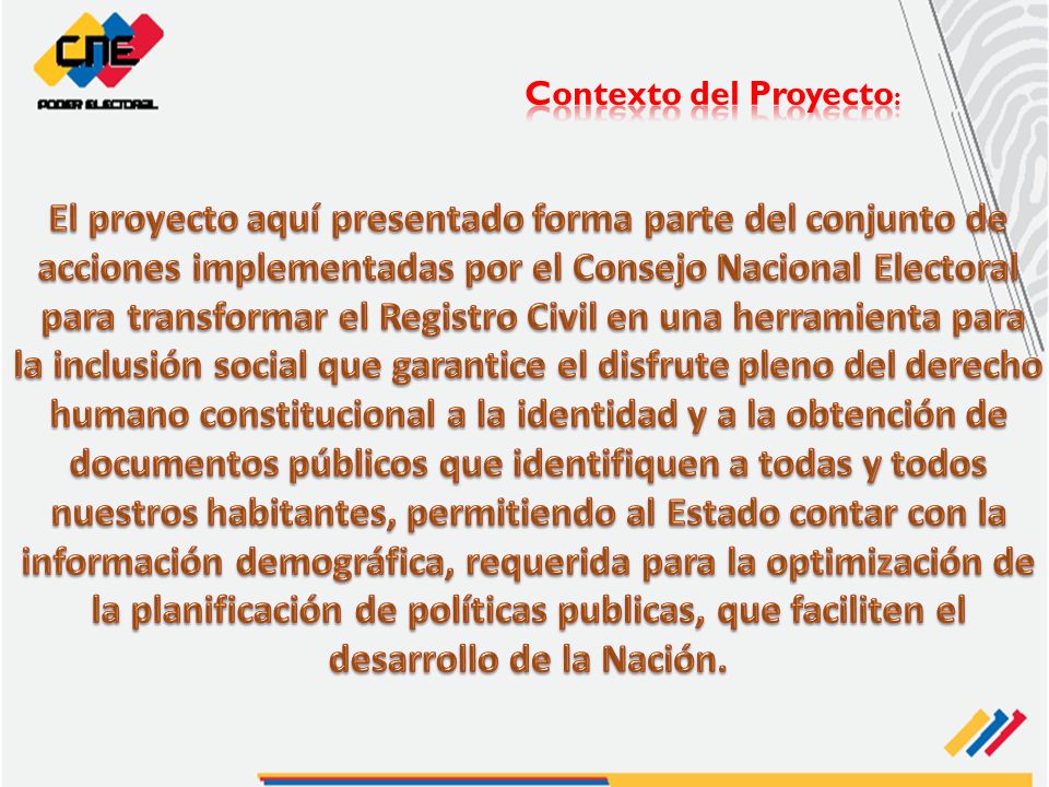 El proyecto aquí presentado forma parte del conjunto de