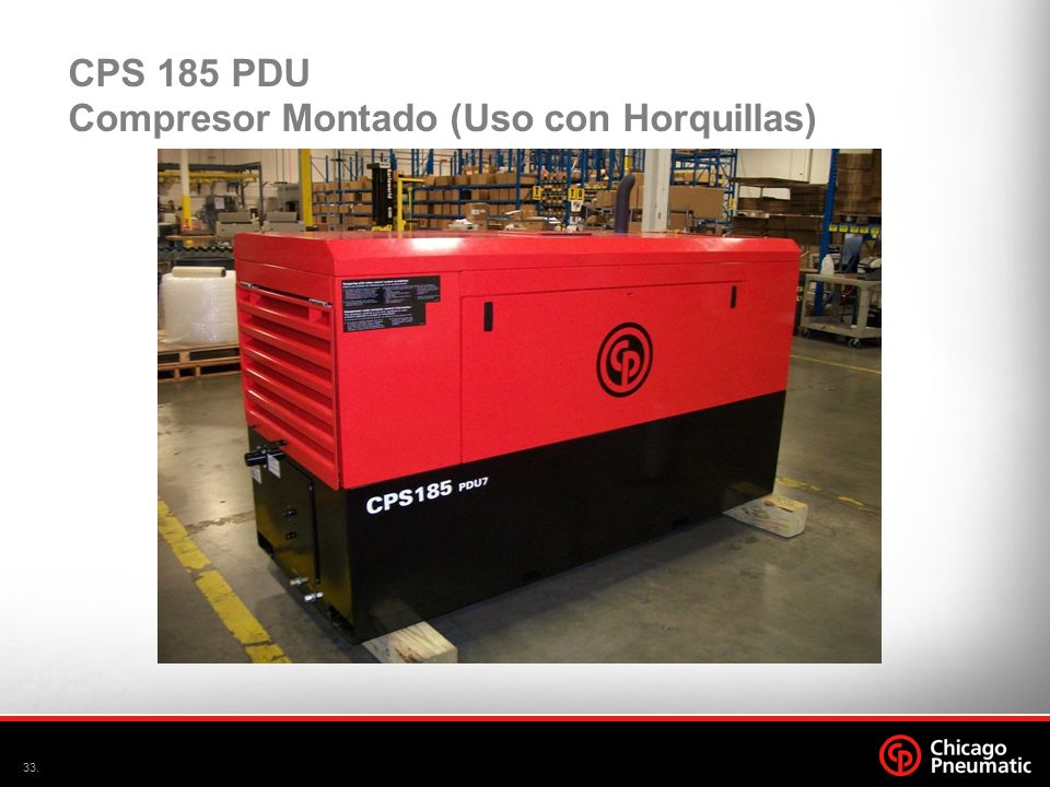 CPS 185 PDU Compresor Montado (Uso con Horquillas)