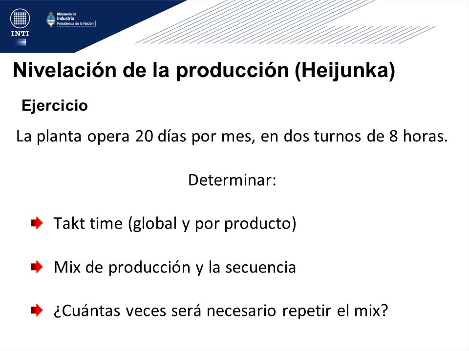 La planta opera 20 días por mes, en dos turnos de 8 horas.