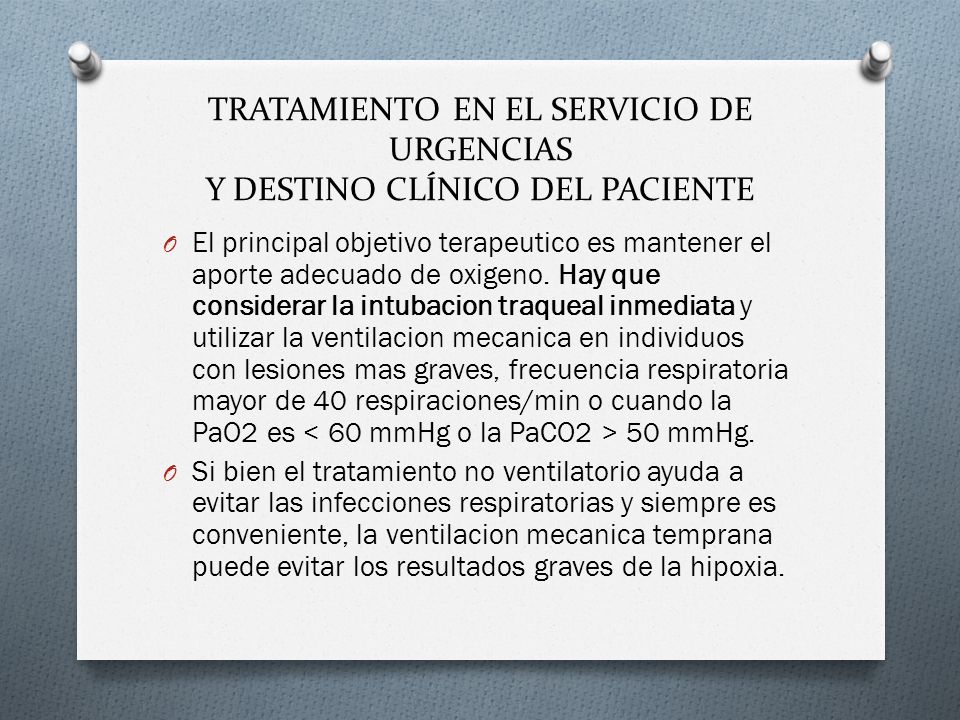TRATAMIENTO EN EL SERVICIO DE URGENCIAS Y DESTINO CLÍNICO DEL PACIENTE
