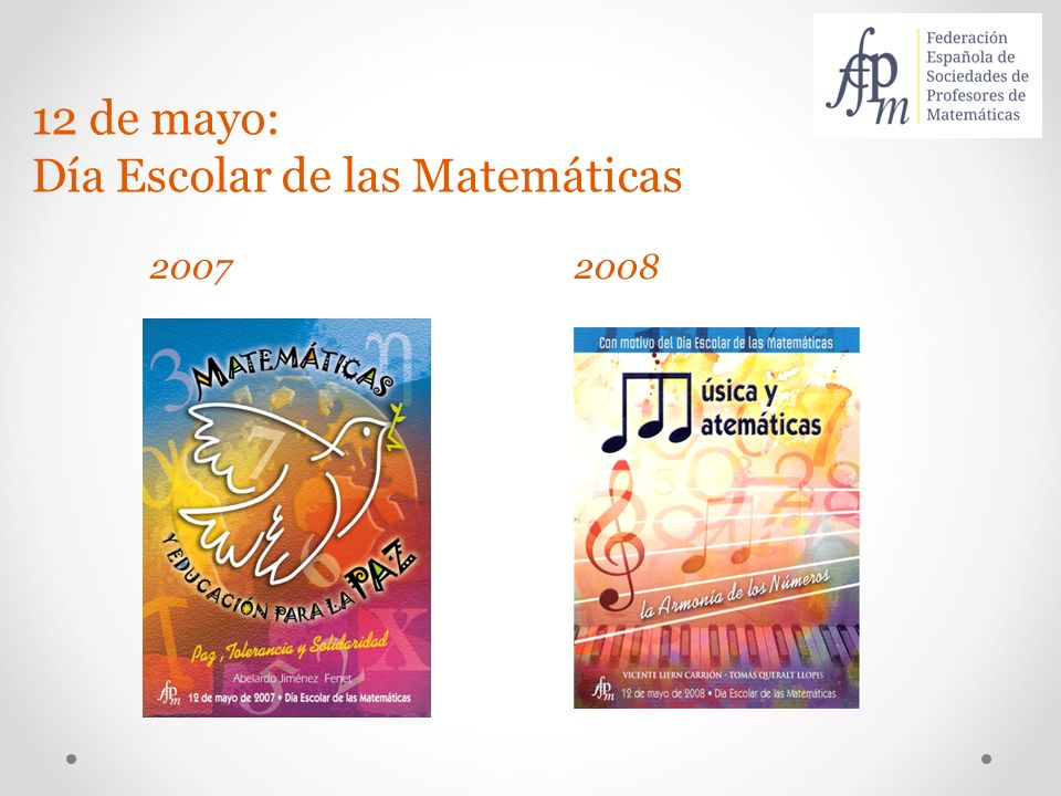 Día Escolar de las Matemáticas