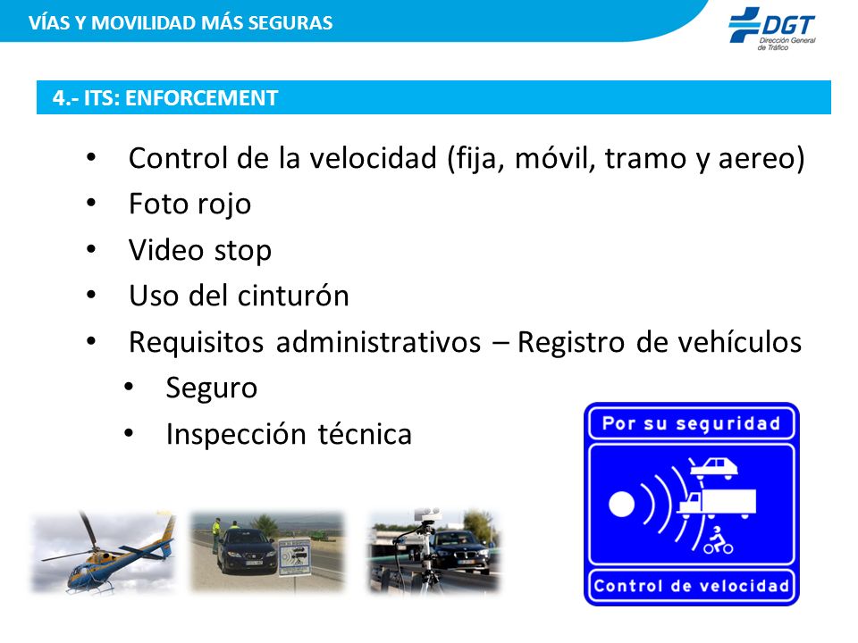 Control de la velocidad (fija, móvil, tramo y aereo) Foto rojo