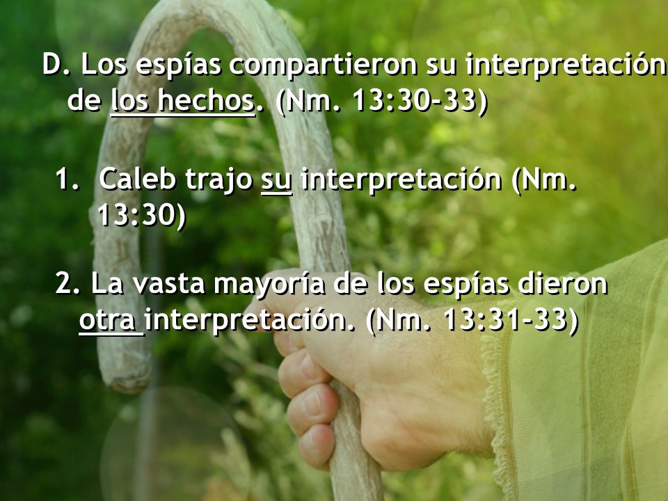 D. Los espías compartieron su interpretación de los hechos. (Nm