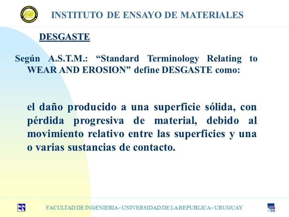 FACULTAD DE INGENIERIA - UNIVERSIDAD DE LA REPUBLICA - URUGUAY