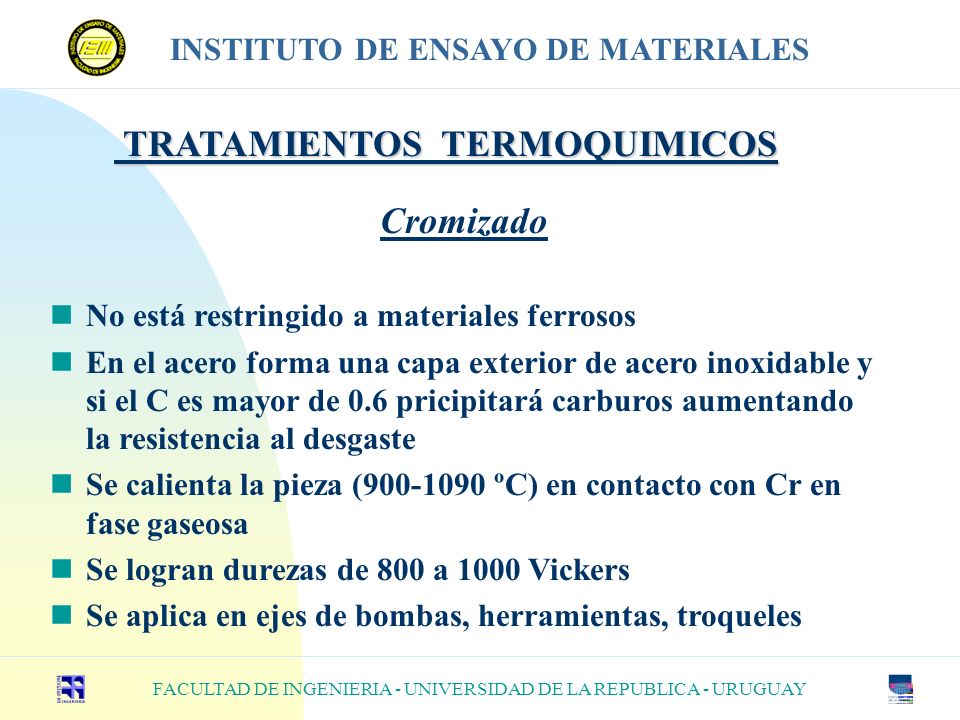 FACULTAD DE INGENIERIA - UNIVERSIDAD DE LA REPUBLICA - URUGUAY
