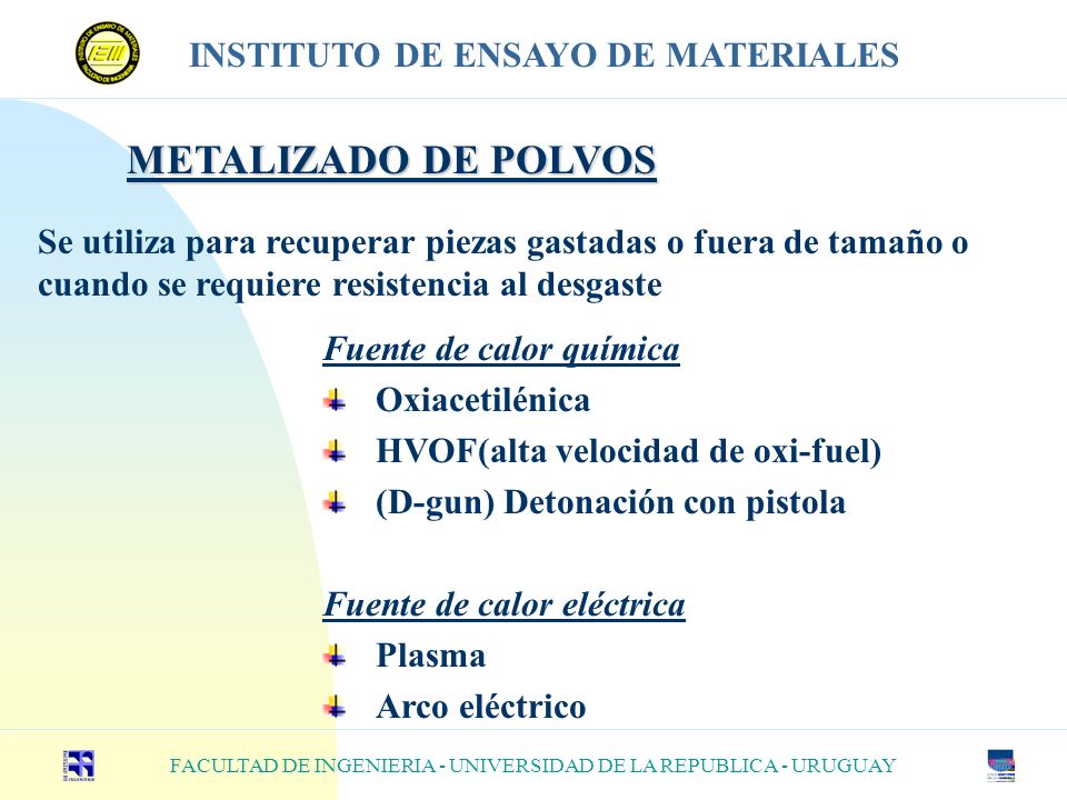 FACULTAD DE INGENIERIA - UNIVERSIDAD DE LA REPUBLICA - URUGUAY